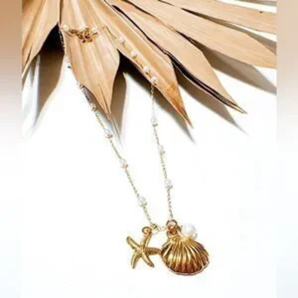 seashell necklace N416